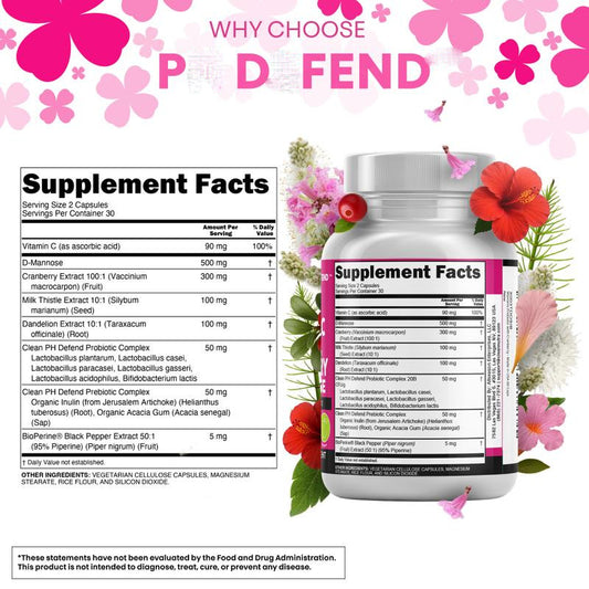 Probiótico Femenino 60 Cápsulas | Con Prebióticos, Arándano y D-Mannosa