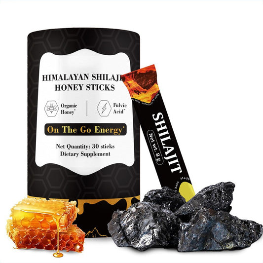 Shilajit Honey Sticks Himalaya | 30 Unidades | Energía Natural y Minerales