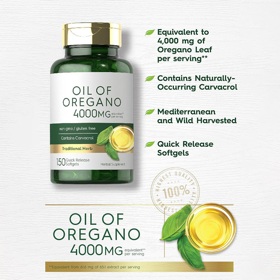 Aceite de Orégano 150 Cápsulas | Carlyle
