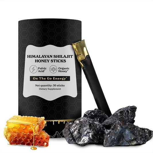 Shilajit Honey Sticks Himalaya | 30 Unidades | Energía Natural y Minerales