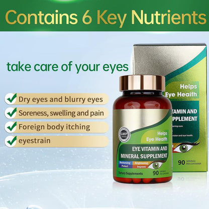 Luteína Cápsulas 90 Unidades | Vitaminas para Ojos | Suplemento Visual