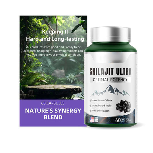 Shilajit Ultra Cápsulas | 60 Unidades | Energía, Inmunidad y Vitalidad Masculina