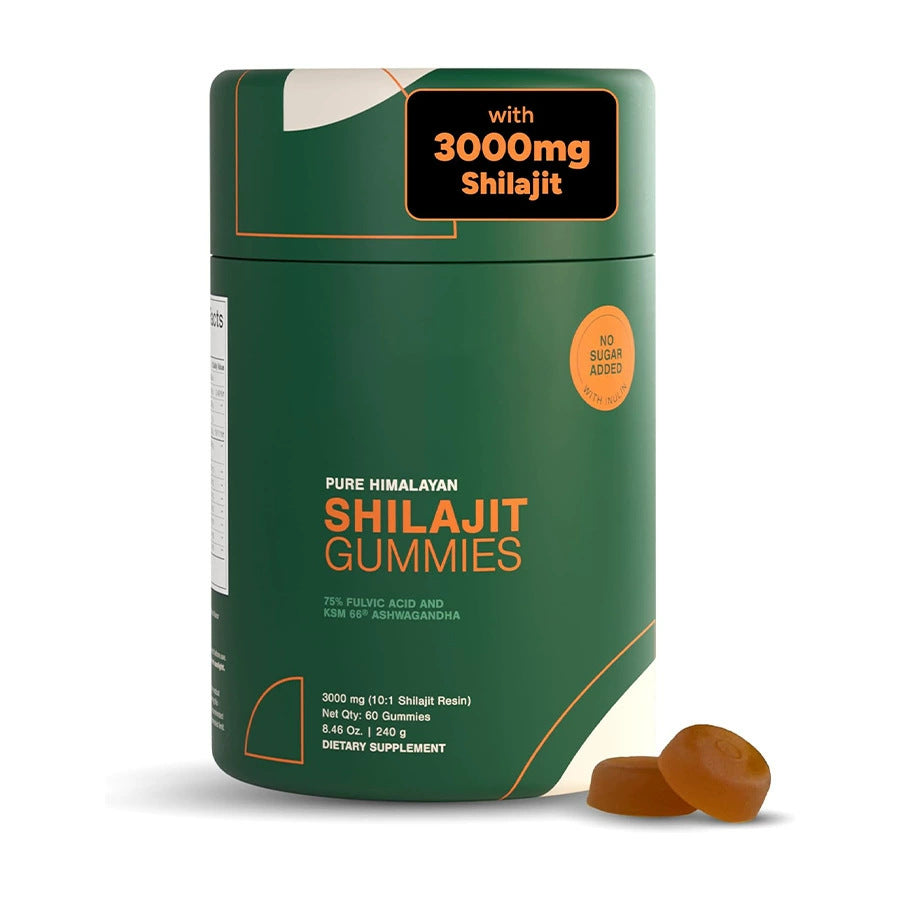 Shilajit Gummies Himalaya 3000mg | 60 Gomitas | Sabor Tamarindo | Sin Azúcar