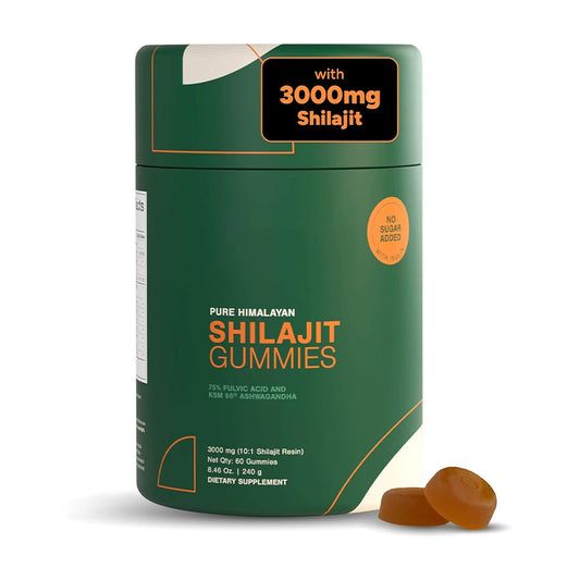 Shilajit Gummies Himalaya 3000mg | 60 Gomitas | Sabor Tamarindo | Sin Azúcar
