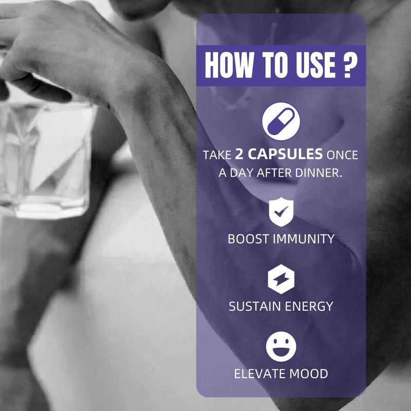 Shilajit Ultra Cápsulas | 60 Unidades | Energía, Inmunidad y Vitalidad Masculina